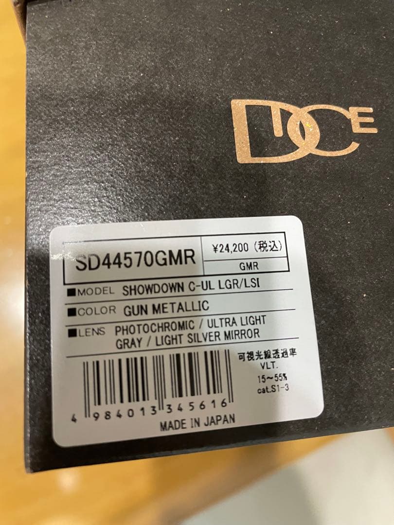 ダイス　ULTRA調光　 ゴーグル ショーダウン　DICE SHOWDOWN