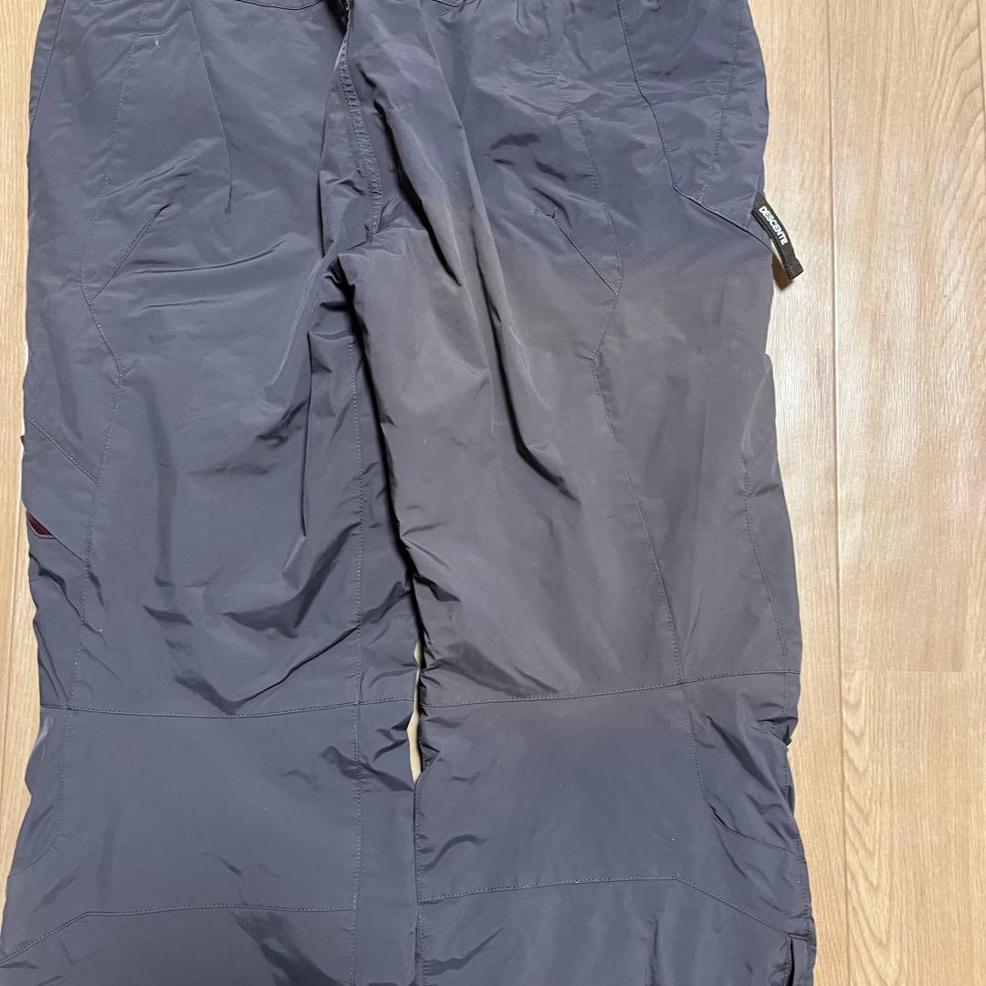 descente スキーウェア スノボーウェア　オレンジ　ブラウン　ブラック