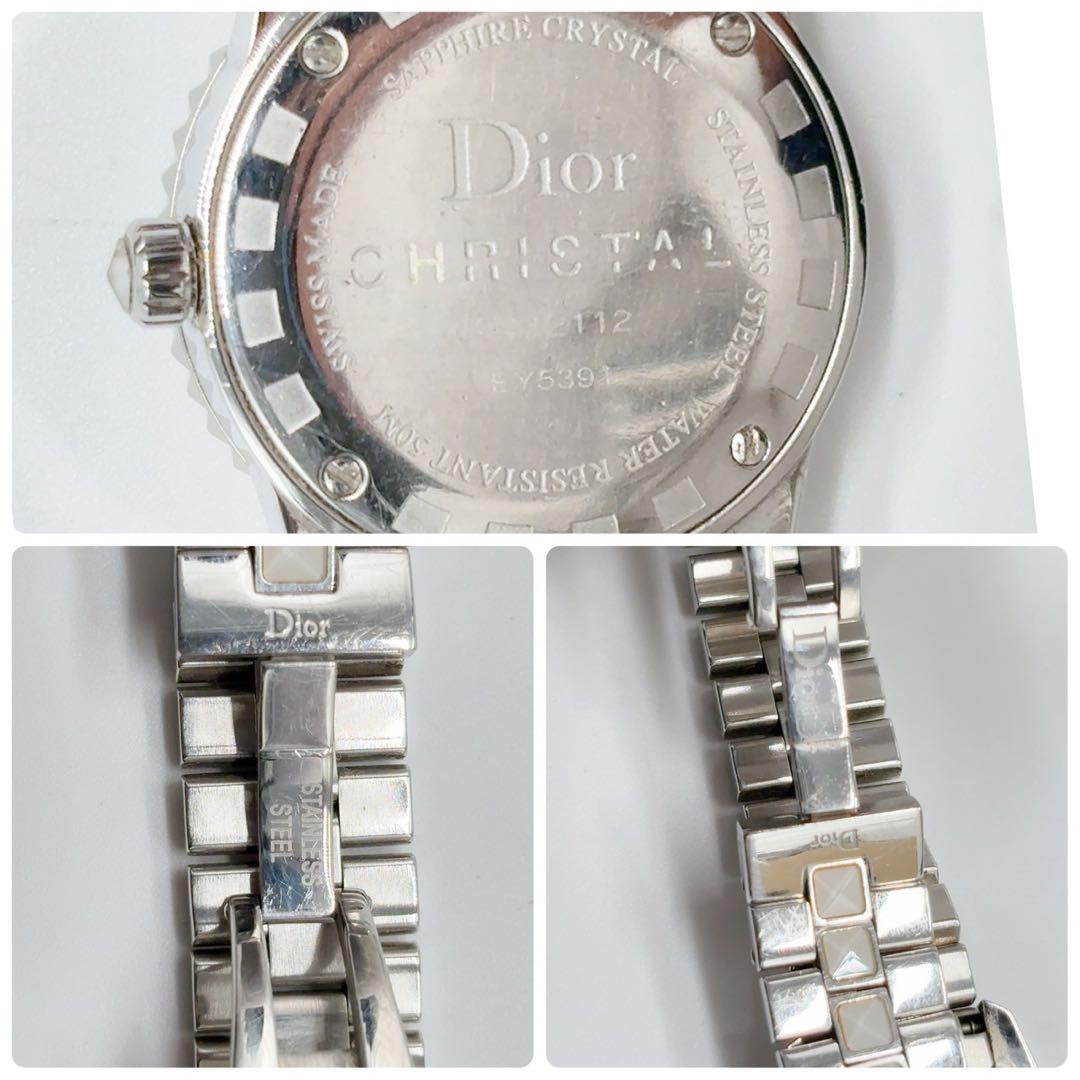 Dior クリスタル CHRISTA​L 112 EY5391 ホワイト　時計