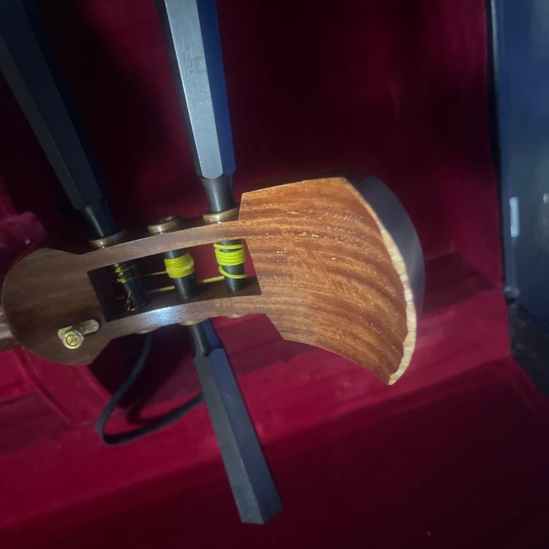 三味線本体 木製 3本の弦 専用ケース付き