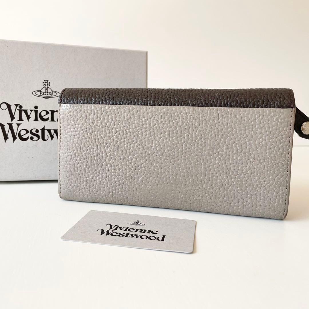 まだまだ使える❤︎ ヴィヴィアン ウエストウッド 長財布 ダブルフラップ 黒