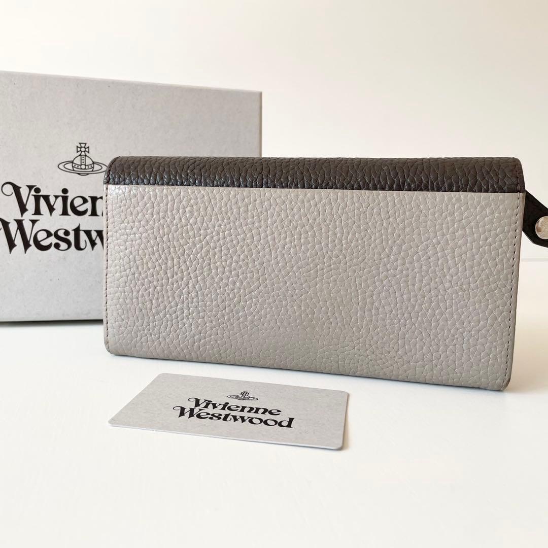 まだまだ使える❤︎ ヴィヴィアン ウエストウッド 長財布 ダブルフラップ 黒