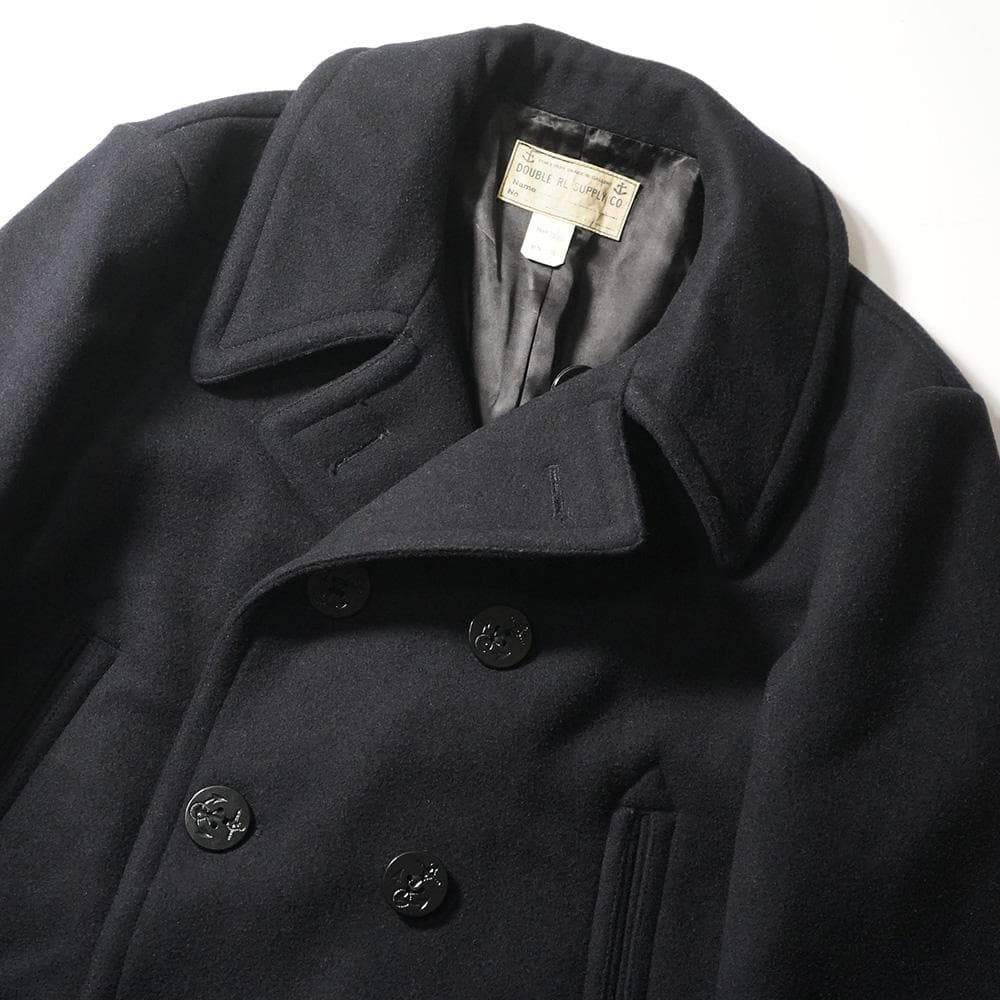 RRL ダブルアールエル ウールメルトン ピーコート Pコート S USネイビー