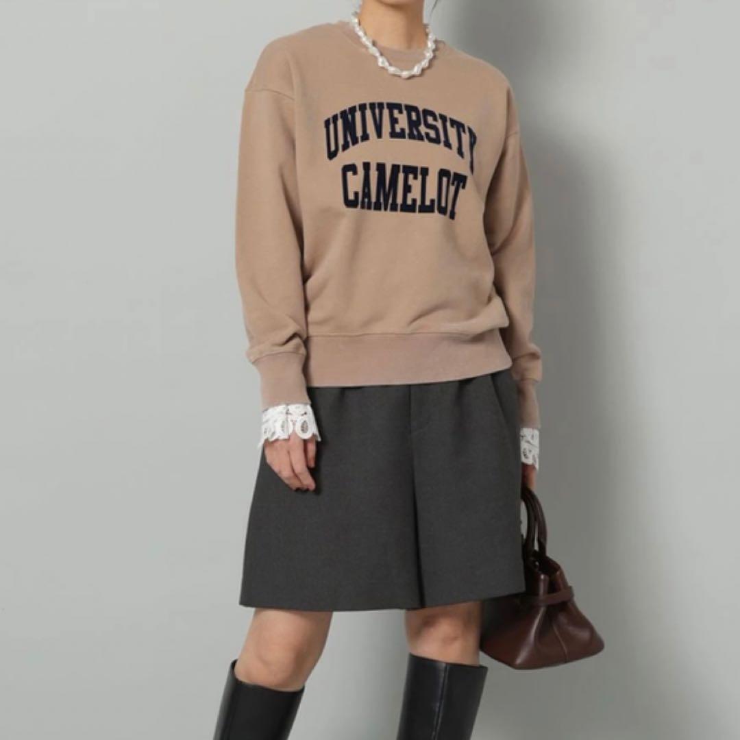 ＊今季＊袖レースフロッキーロゴスウェット Arpege Story