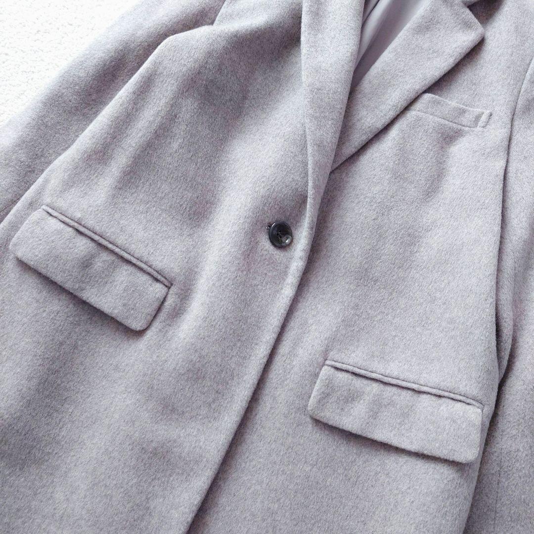 theory luxe ウールチェスターコート　Lサイズ グレー