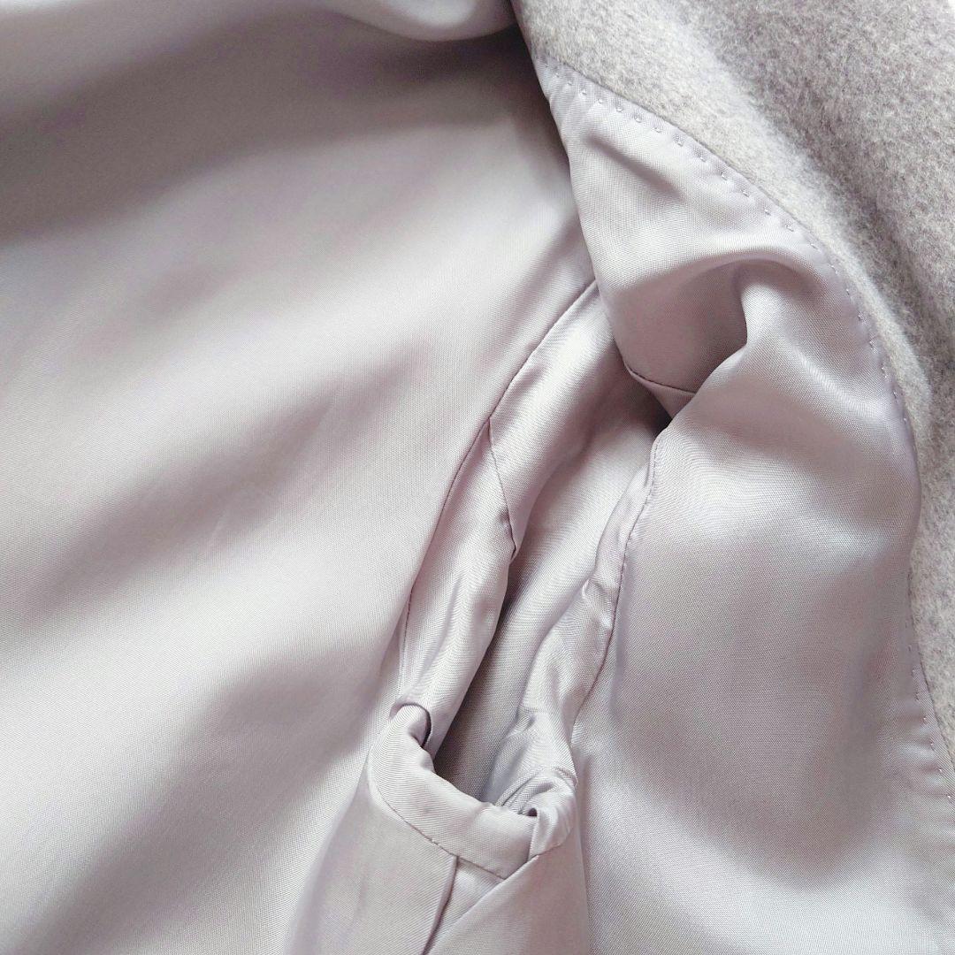 theory luxe ウールチェスターコート　Lサイズ グレー