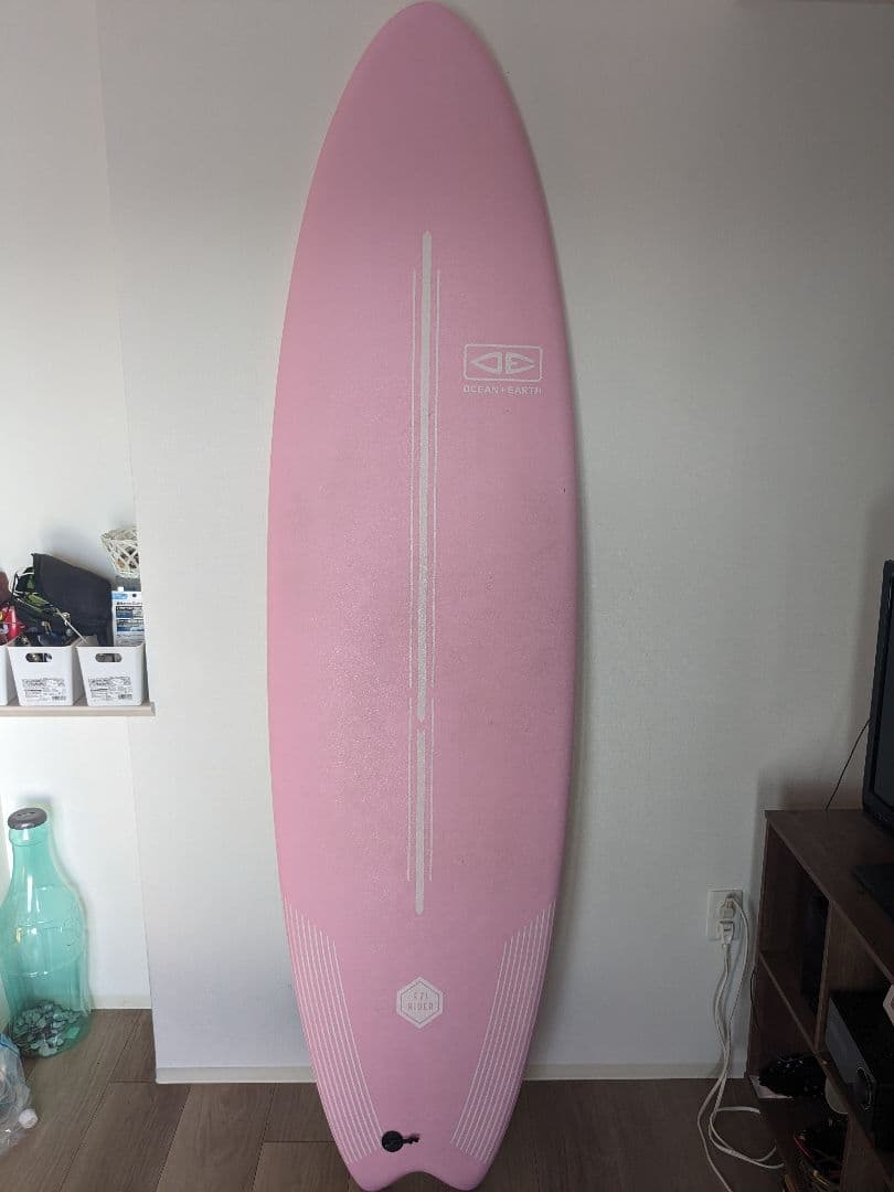 O&EEZI RIDER SOFT BOARD 7’0 フィン付き