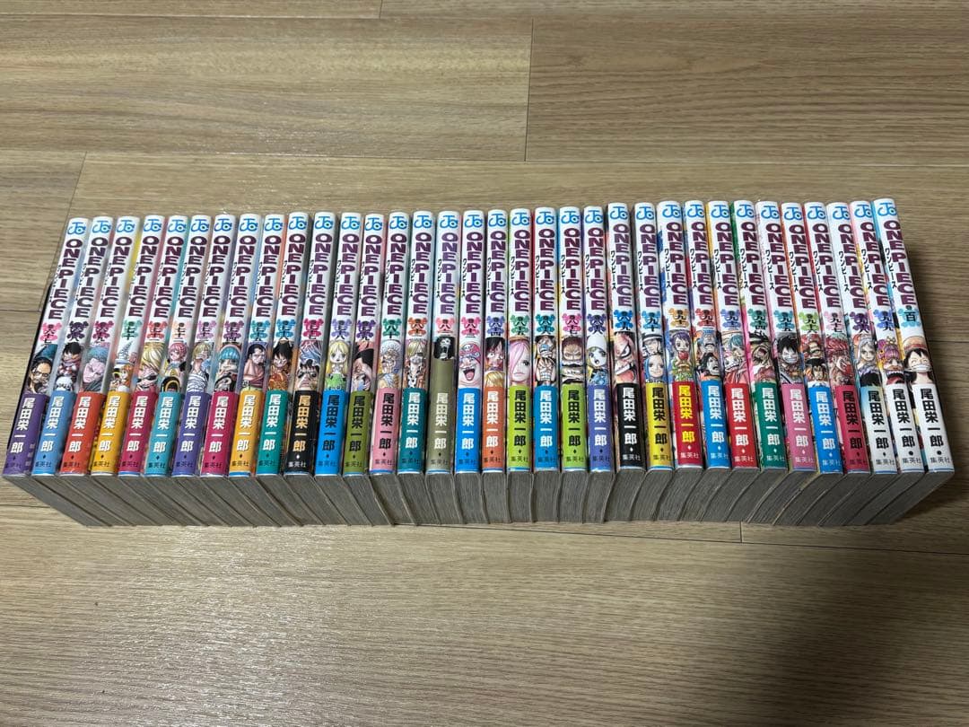 ワンピース　1巻から100巻まで　2巻以降初版