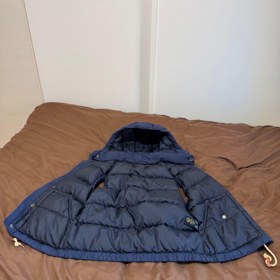 【美品】【レディース】サイズM ポロ　ラルフローレン ダウンベスト ネイビー