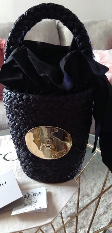 【土日限定値下げ】パトゥ PATOU バケツバッグ リボン バスケット