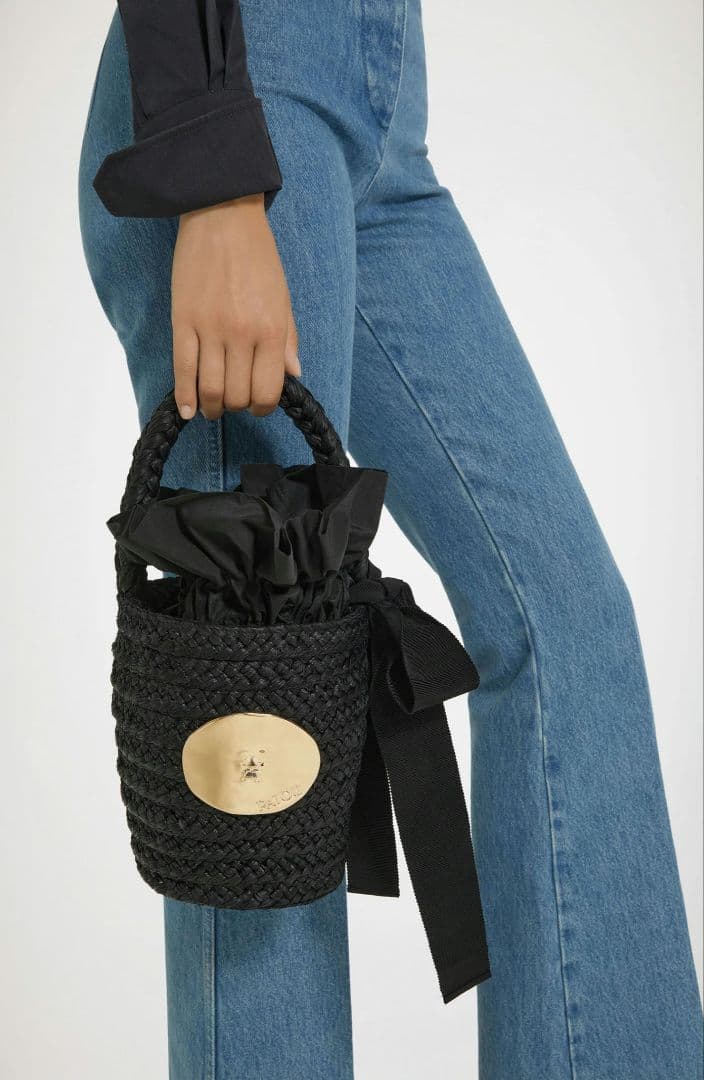 【土日限定値下げ】パトゥ PATOU バケツバッグ リボン バスケット