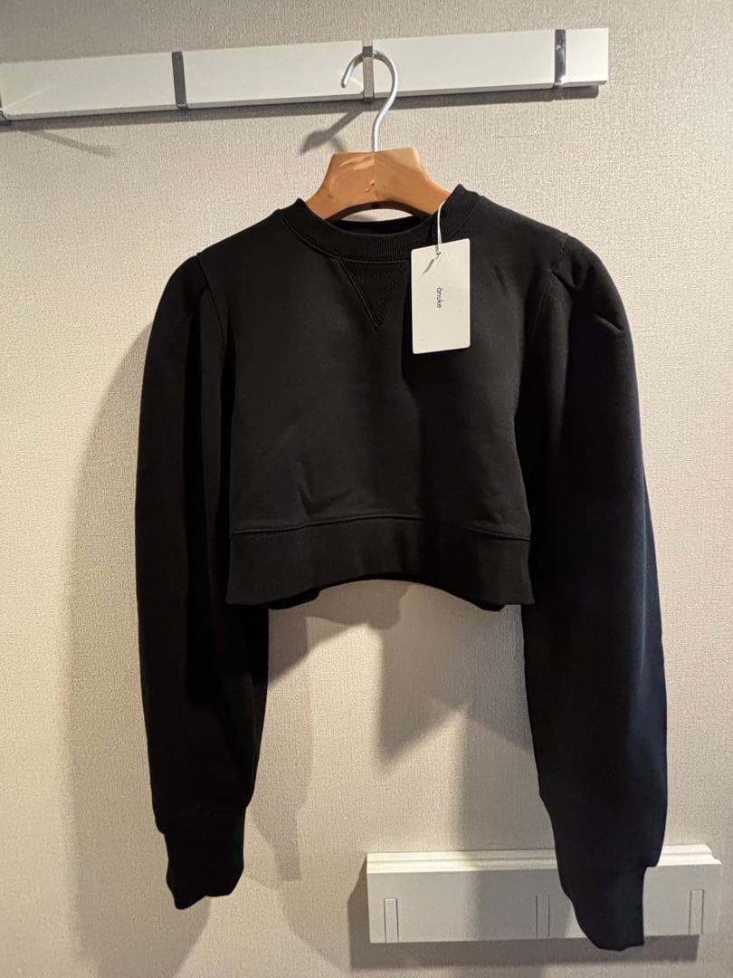 アンヌーク　anuke コンパクトショートスウェット ブラック