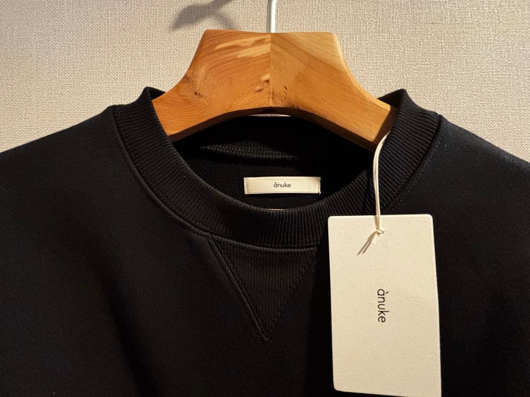 アンヌーク　anuke コンパクトショートスウェット ブラック