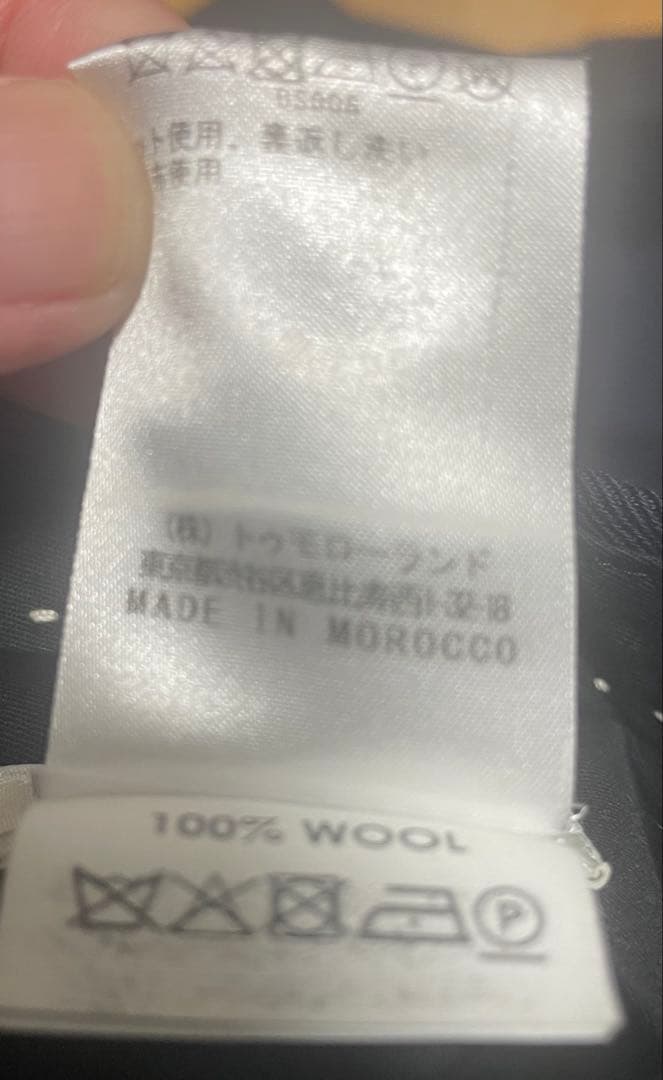 DRIES VAN NOTEN ネイビー スラックス サイズ44