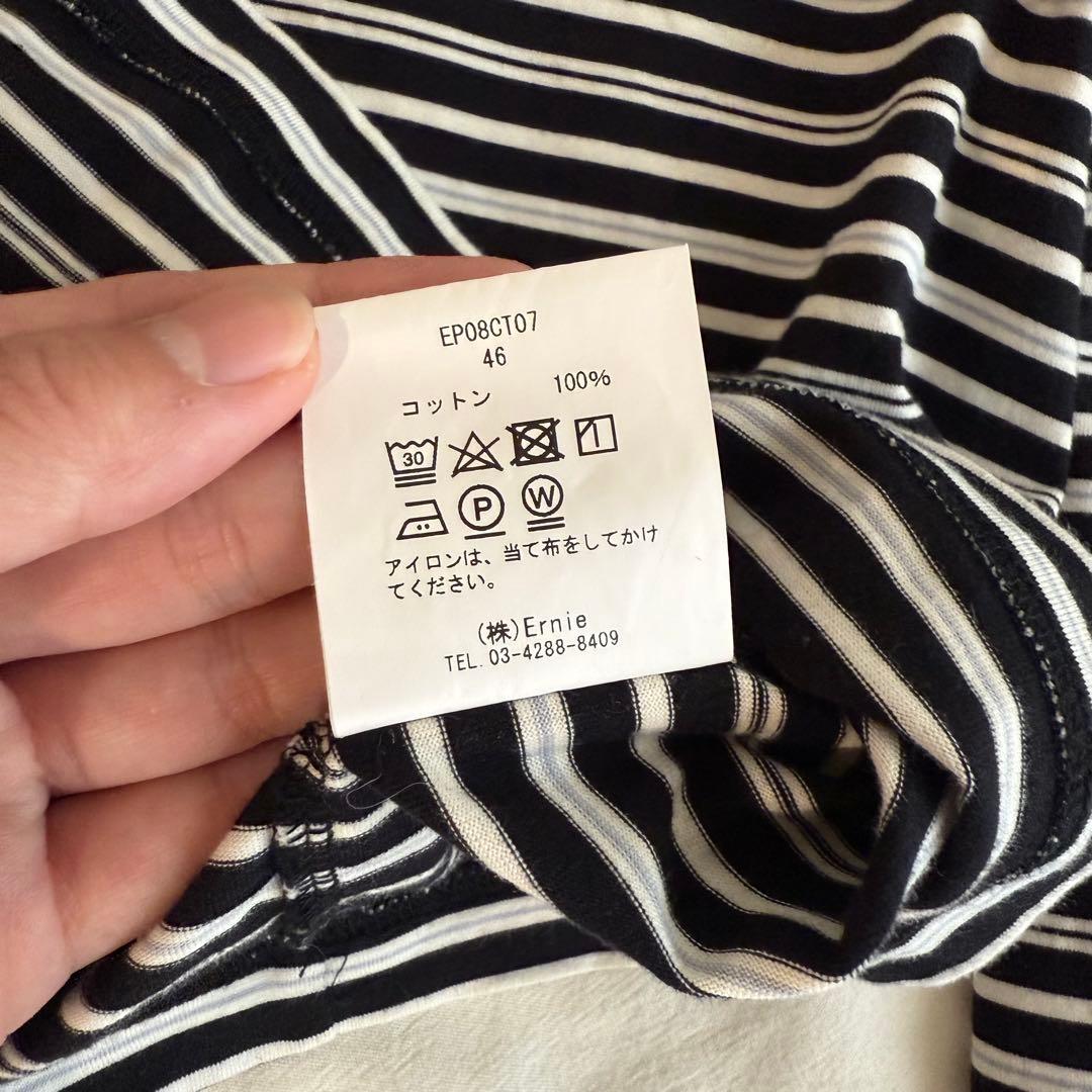 トップス Ernie Palo Half zip Boder L/S Tee