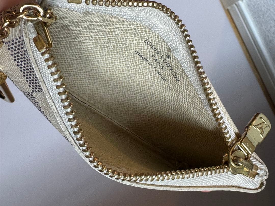 LOUIS VUITTON ダミエ アズール ポシェット クレ キーケース
