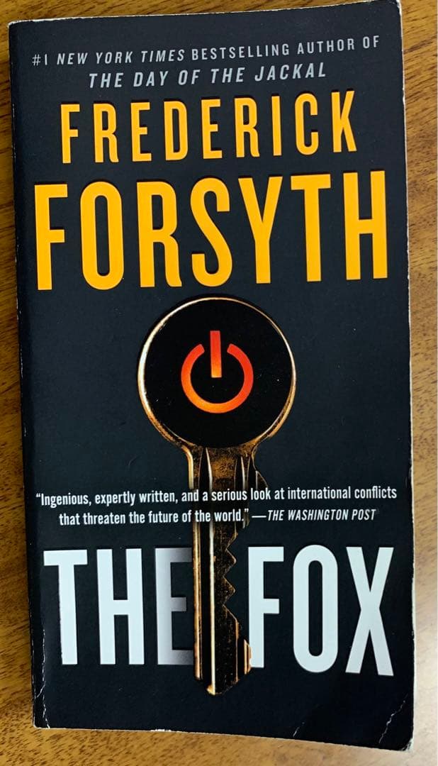 現代世界情勢描写！The Foxフレデリックフォーサイス 米国版2018年初版本