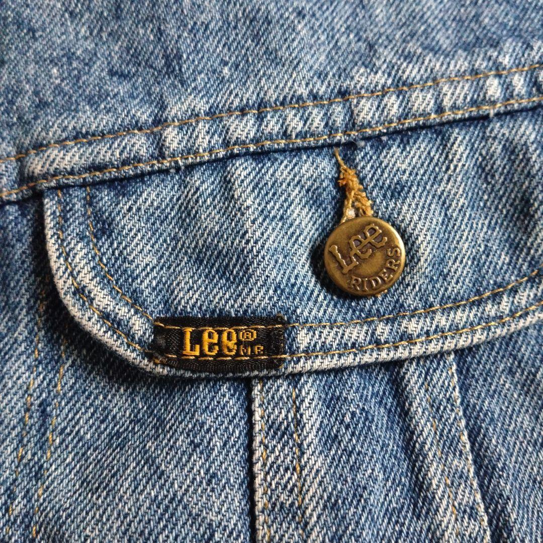 90s 【Lee】 220 デニムジャケット USA製 XL　黒タグ