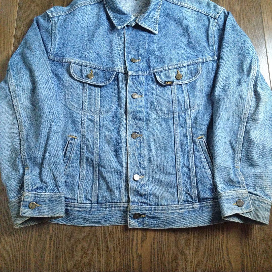 90s 【Lee】 220 デニムジャケット USA製 XL　黒タグ