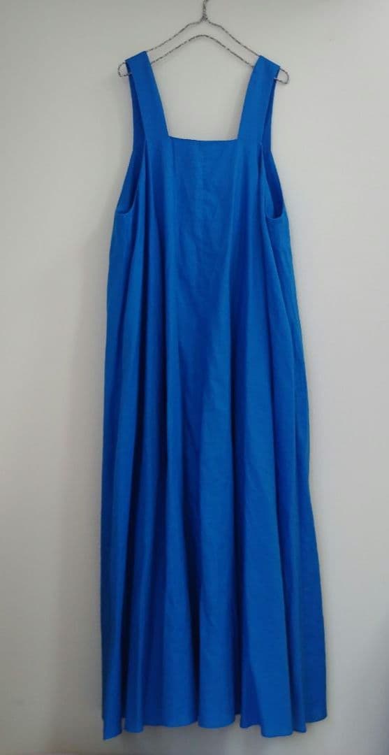 ヘリンドットサイ バックオープンドレス サロペットロングスカート