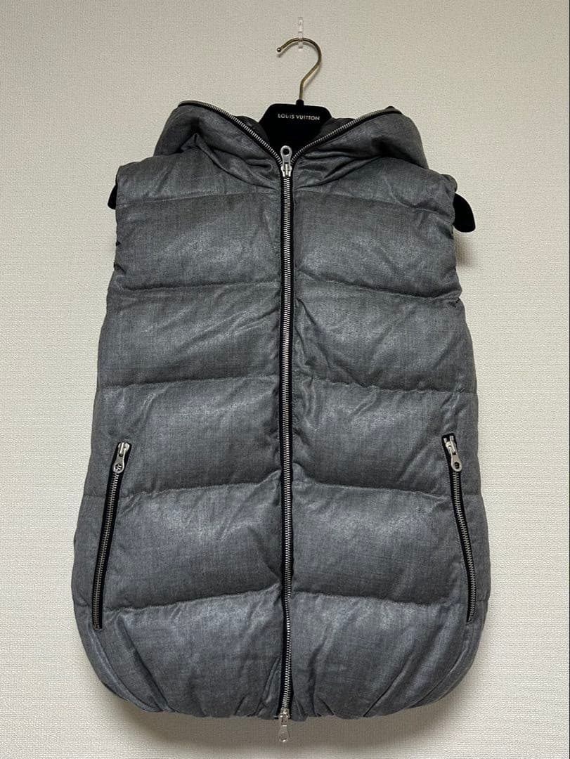 DUVETICA/デュベティカ/ダウンベスト/size40/ウール グレー