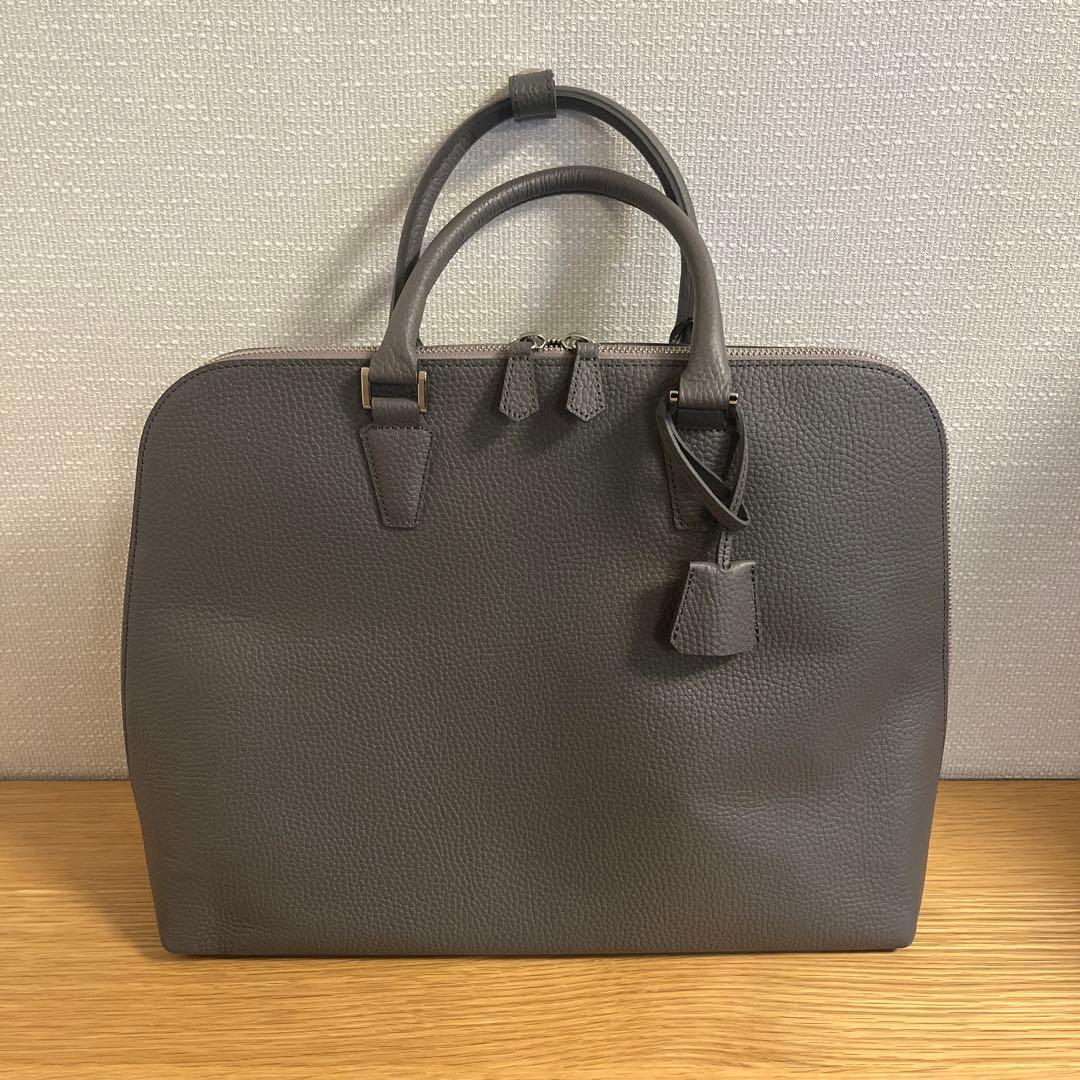 UNITED ARROWS ユナイテッドアローズ ラウンドブリーフケース グレー