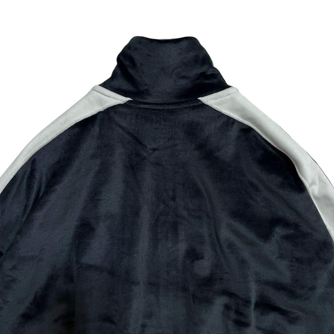 M*i様 @0185 adidas ADIBREAK ベロアトラックトップ ブラ