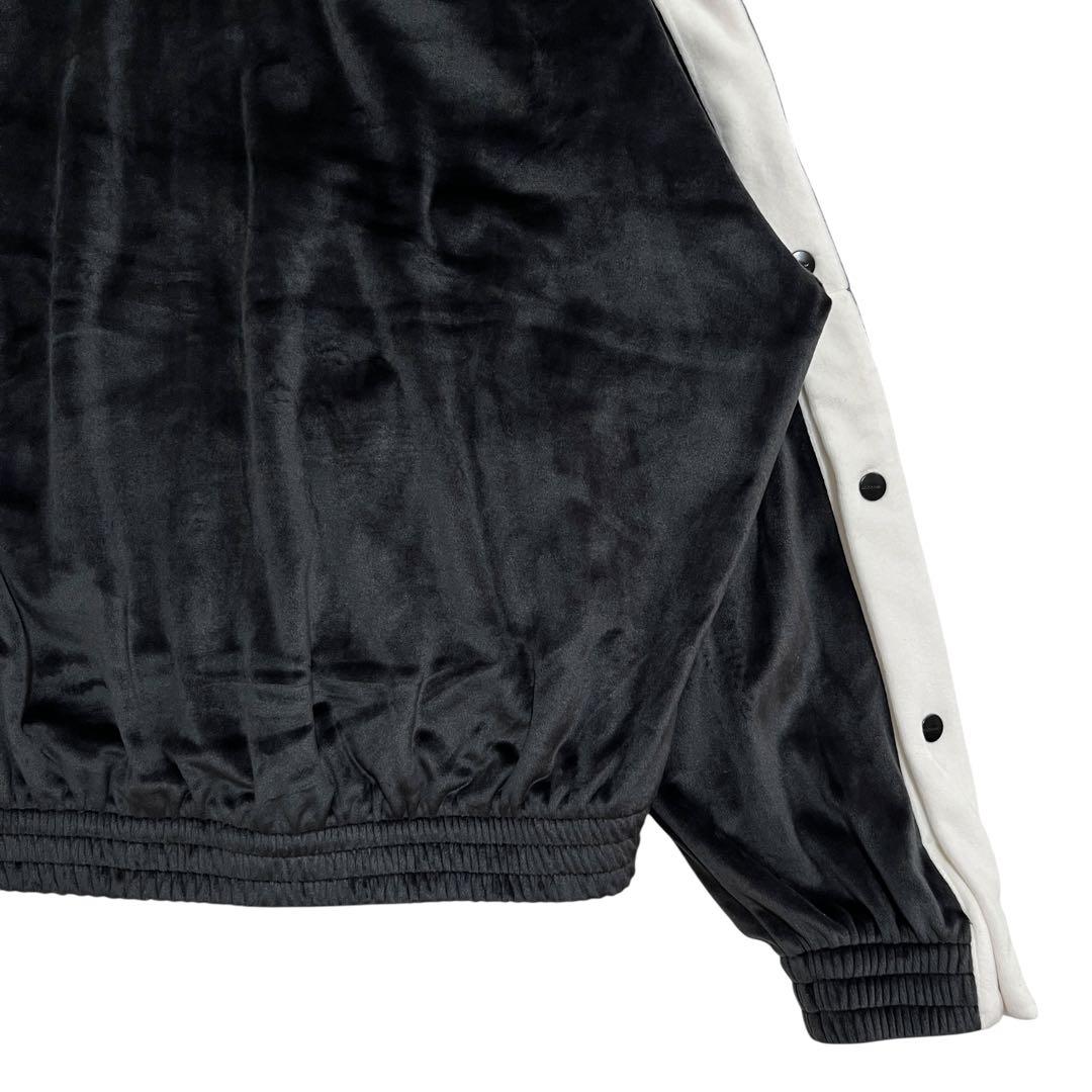 M*i様 @0185 adidas ADIBREAK ベロアトラックトップ ブラ