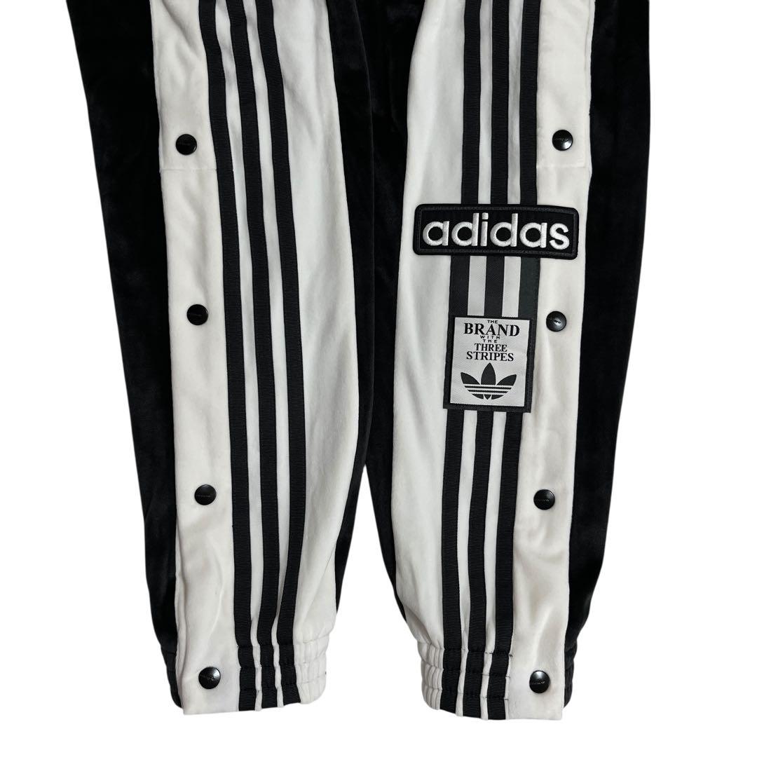 M*i様 @0185 adidas ADIBREAK ベロアトラックトップ ブラ