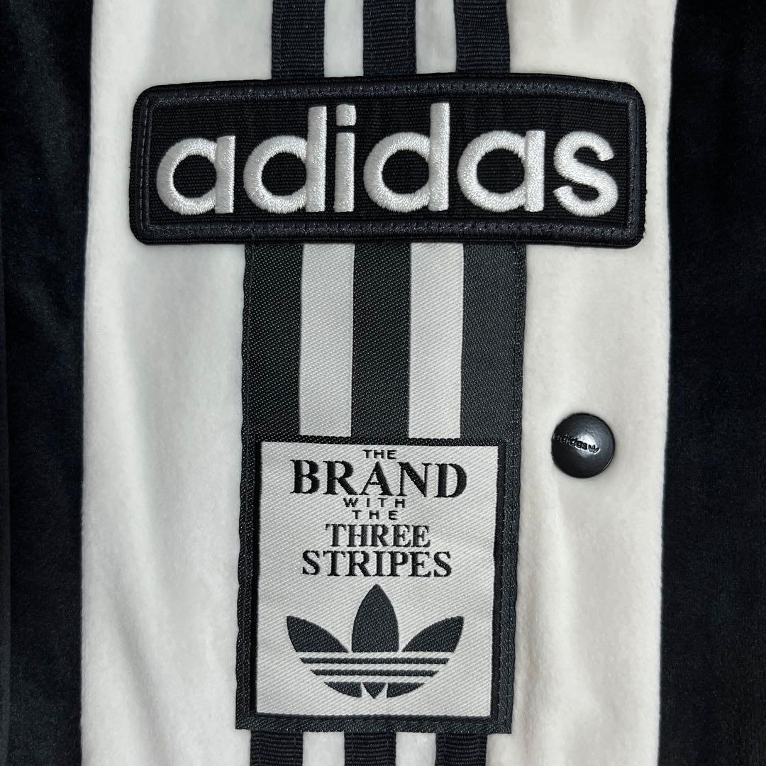 M*i様 @0185 adidas ADIBREAK ベロアトラックトップ ブラ