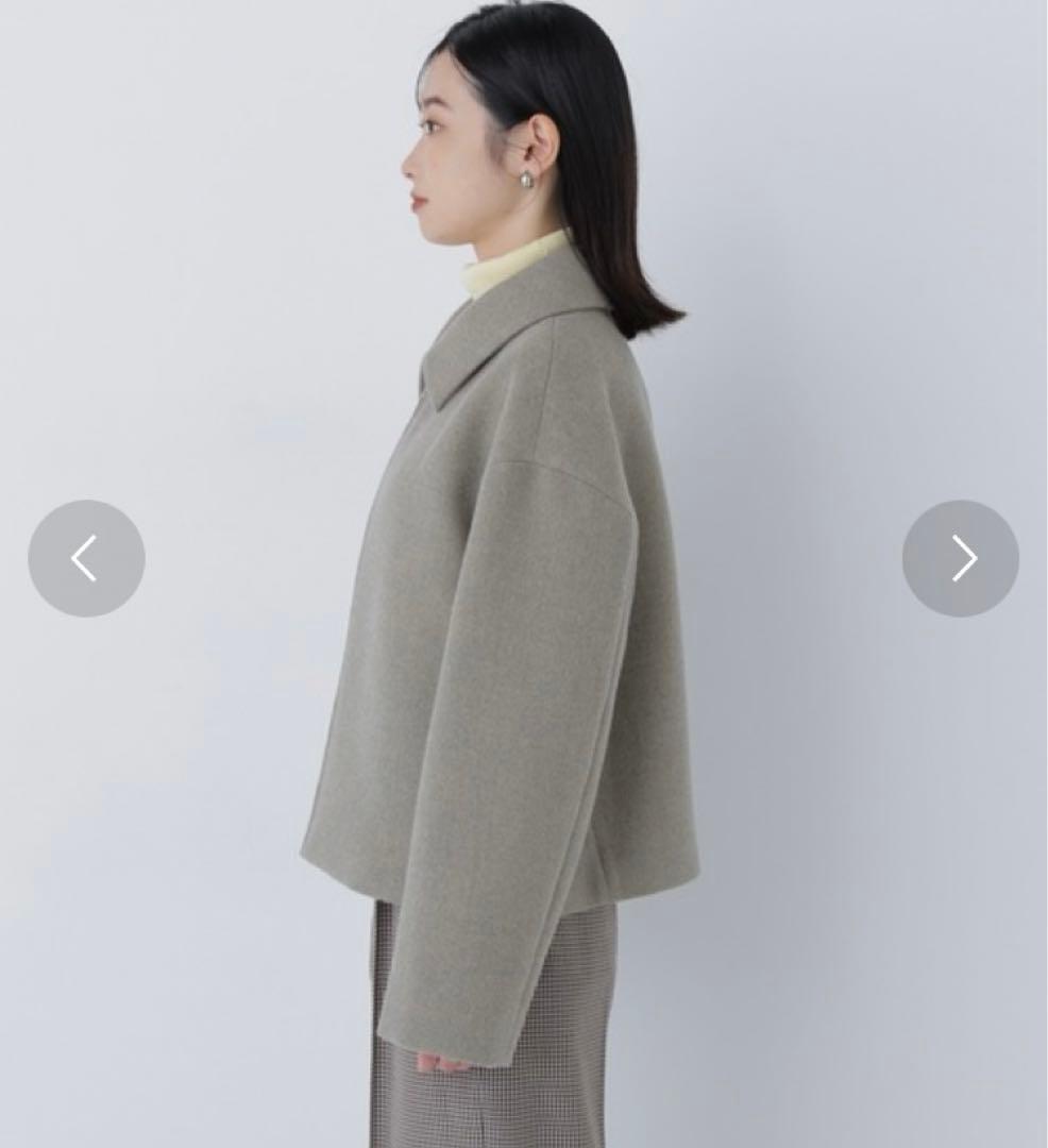 【Oggi掲載】＜朝比奈彩さんコラボ＞ステンカラージップブルゾン