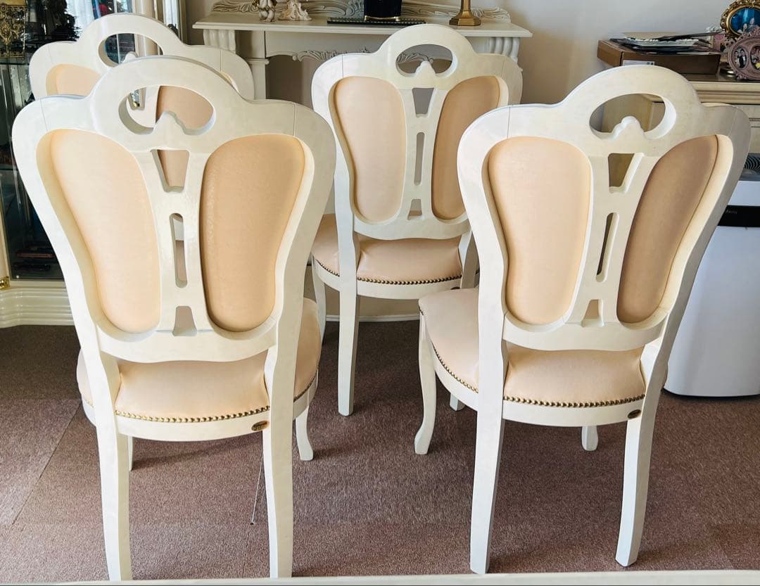 ②サルタレッリ　猫脚チェア 4脚　※4脚同時販売のみ(送料込み)最終価格