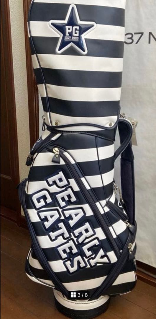 超希少モデル★PEARLY GATES パーリーゲイツ ボーダー キャディバッグ