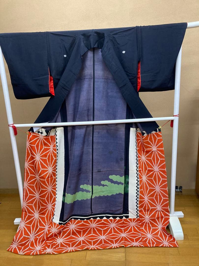 大衆演劇　着物　裾引き