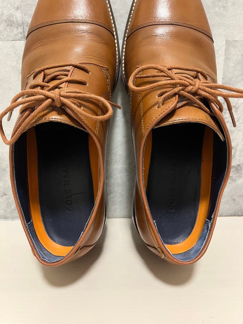 美品⭐︎コールハーン　革靴　ストレートチップ　ブラウン　C11632 26.5cm