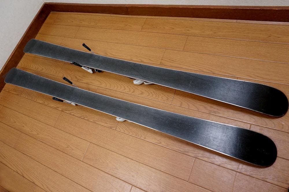 メンテ済 116cm 靴22cm HART スキーセット (120)