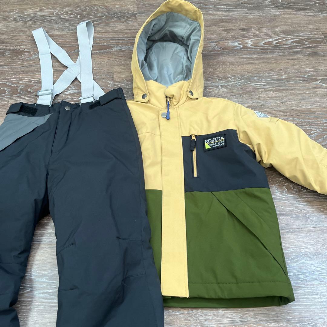 レセーダ　オンヨネ　美品　セットアップ　スキーウェア　130 男の子　女の子