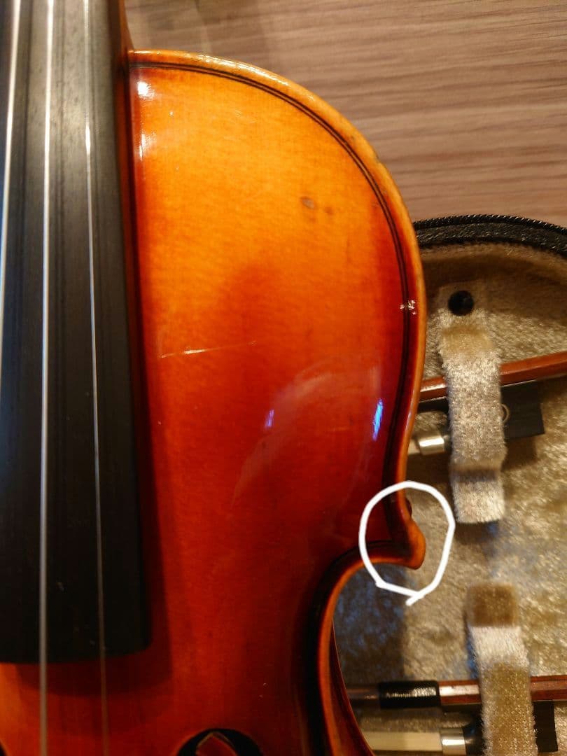 【ご依頼品・中古】3/4サイズ 特No.2 スズキ バイオリン セット