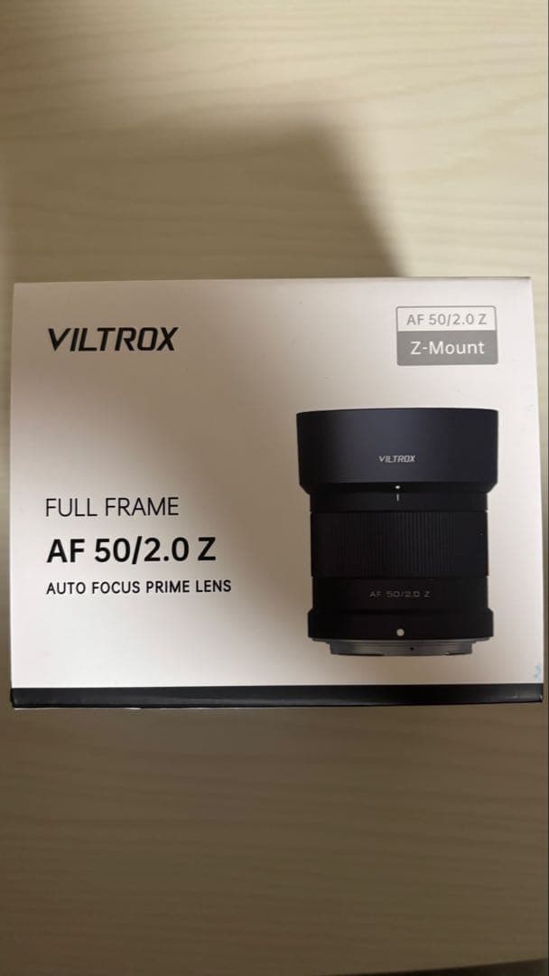 VILTROX AF 50/2.0 Z レンズ