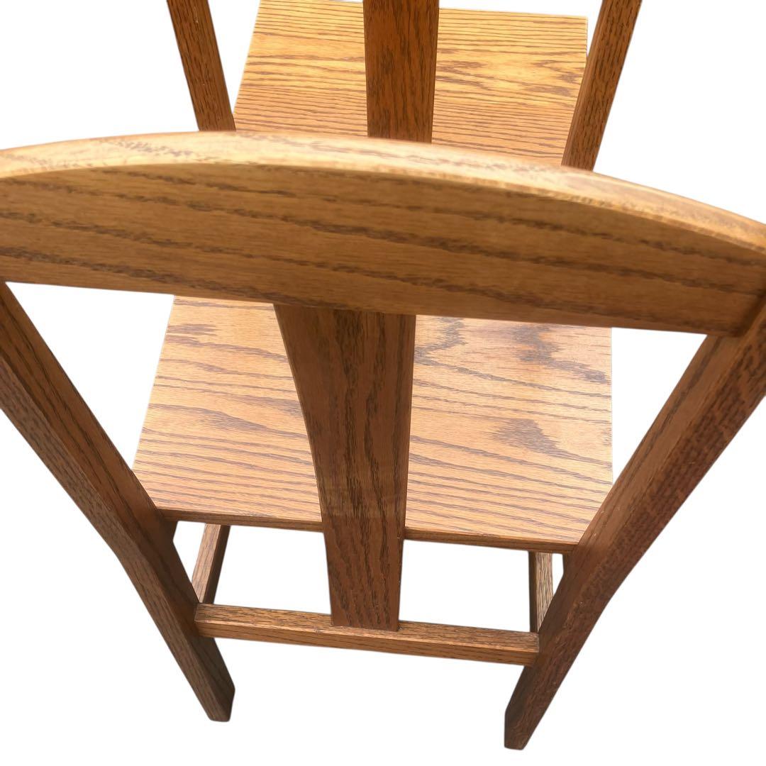 ナチュラルウッド　ダイニングチェア　木製椅子　天然　2脚セット