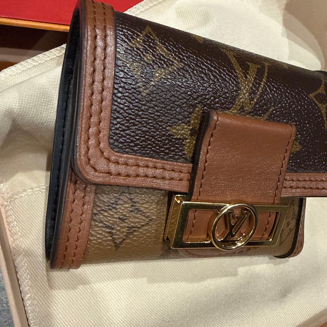 ルイヴィトン ポルトフォイユドーフィーヌコンパクト 折り財布　最終