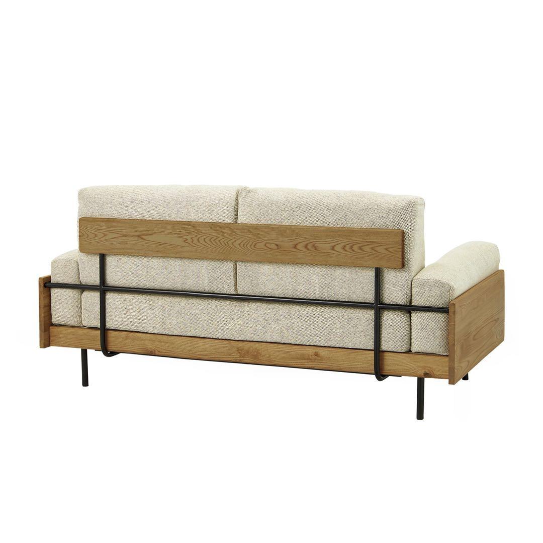 美品　unico TREL ソファ 2.5シーター　ベージュ　ペット対応生地