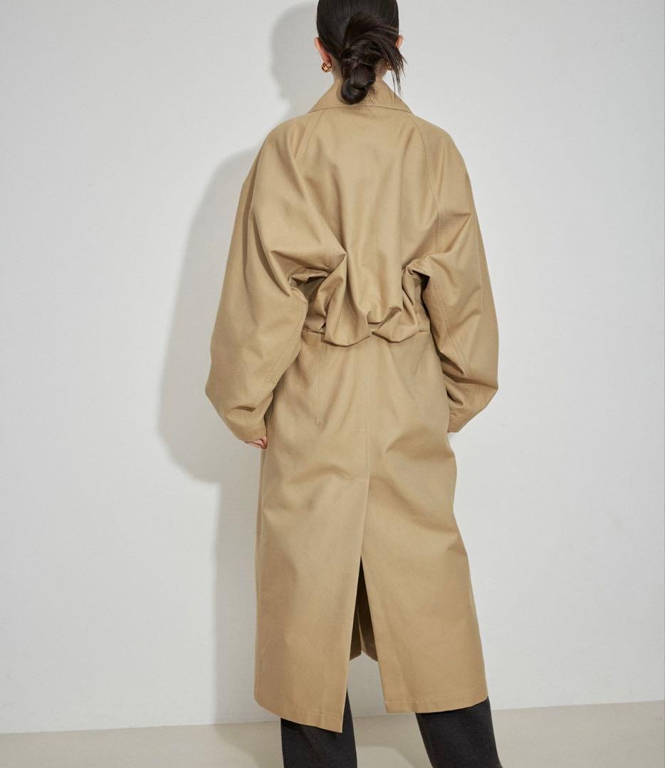 バックブラウジングステンカラーコート