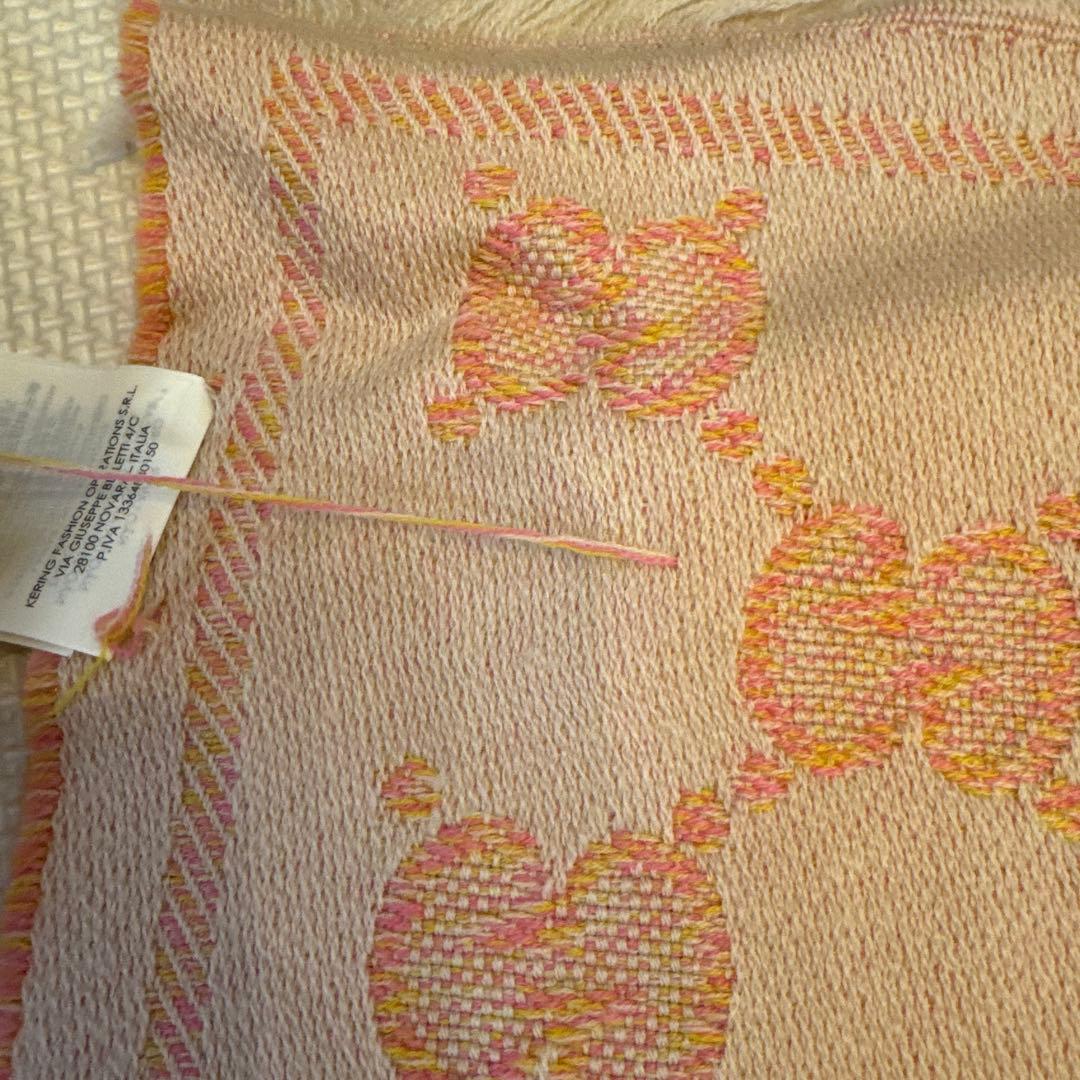 GUCCI ピンク系 ストール・ショール
