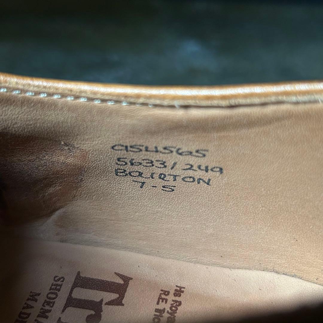 Trickers トリッカーズ ウィングチップ ローカット　サイズUK7