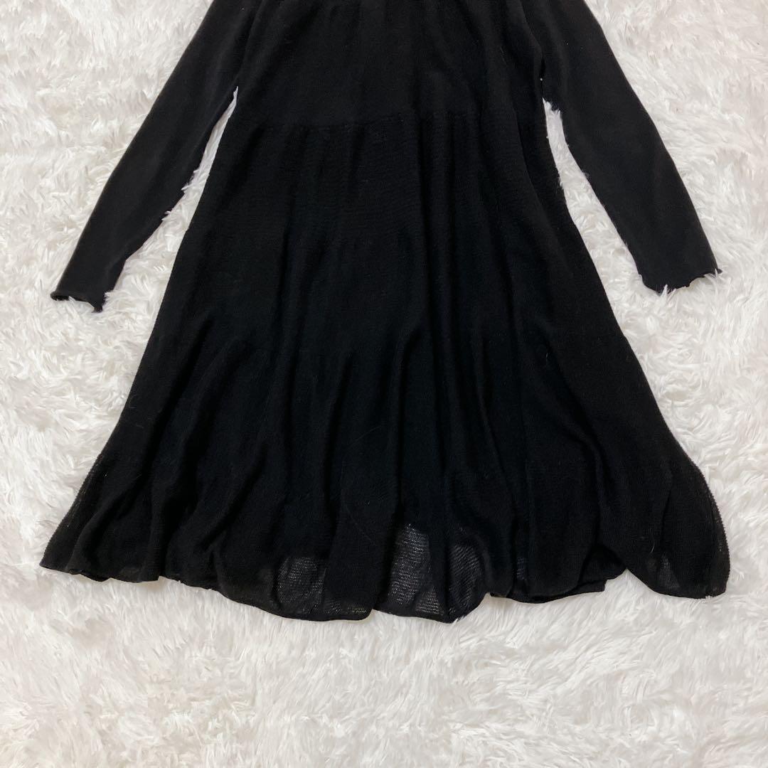 美品 マーレット ADDISON ニットワンピース 根岸由香里さん着 ティアード