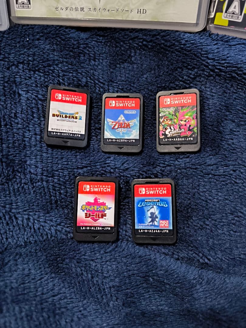 Switch ソフト5本セット☆スプラ2/ゼルダ/ビルダーズ2/ポケモン
