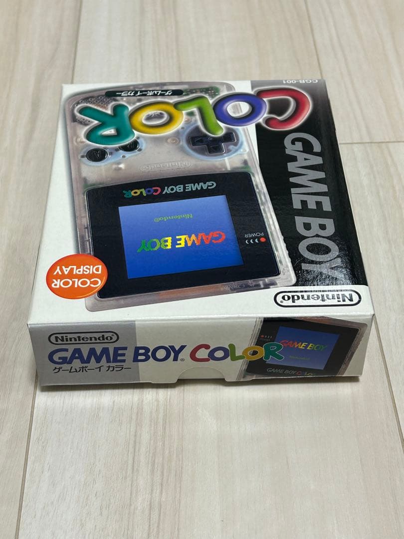 ゲームボーイカラー クリア CGB-001 任天堂 箱説明書等有