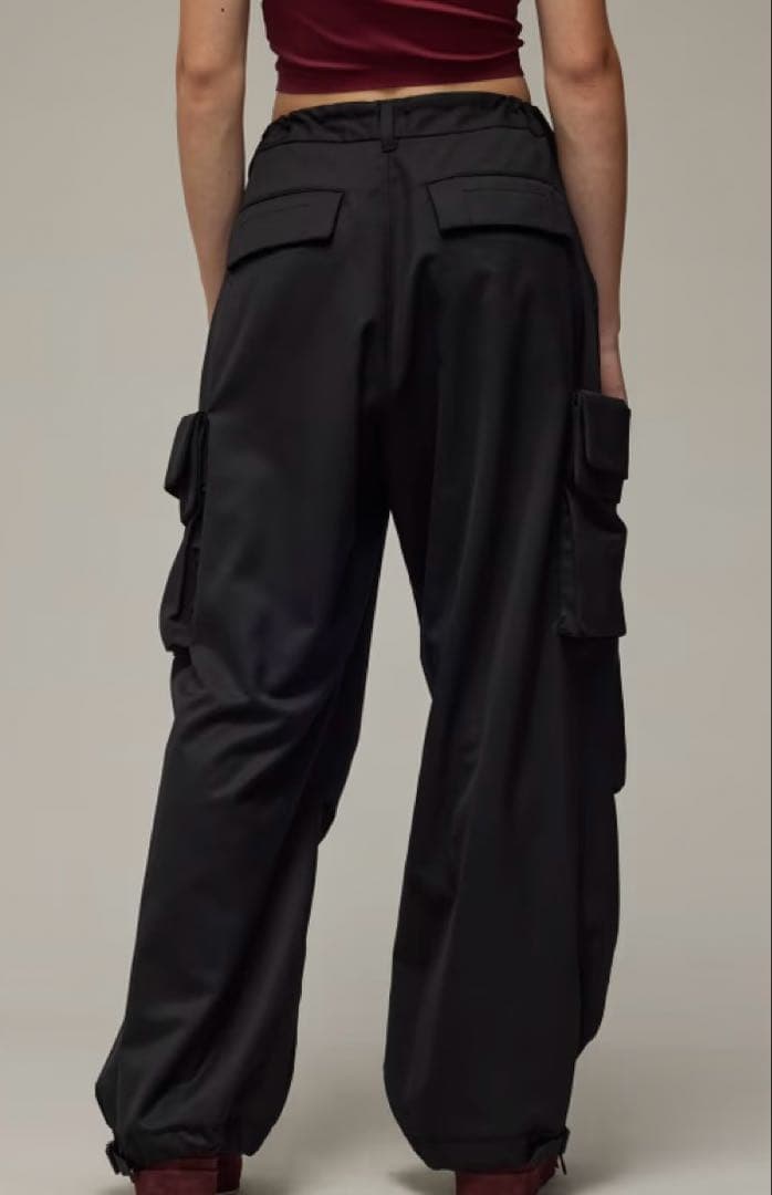 adidas Y-3 完売品 リファインド ウーブン カーゴパンツ ベルト付き