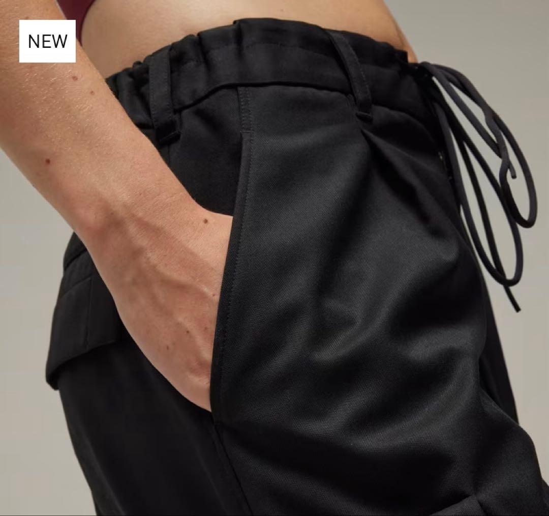 adidas Y-3 完売品 リファインド ウーブン カーゴパンツ ベルト付き